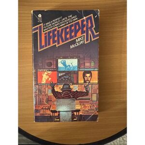 LIFEKEEPER Science Fiction Paperback Book by Mike McQuay 1980 Avon Books 75705
